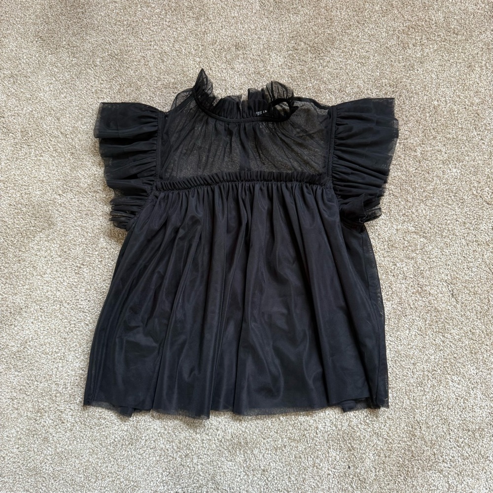 Joie Black Ruffled Women's Top